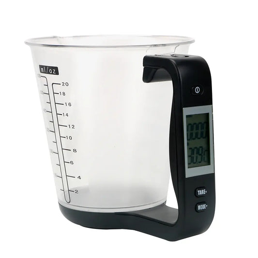 Digital Kitchen Scale LCD Beaker Measuring Cup